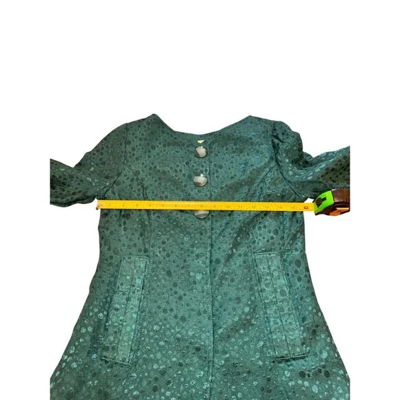 Tulle Womens Green Polka Dot Dress S - Picture 10 of 11